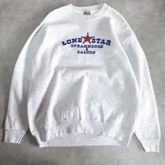 90s USA製 ONEITA 企業ロゴ スウェット XL 裏起毛 グレー