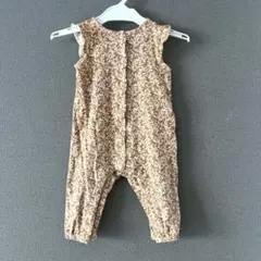 70 ロンパース　半袖　花柄　ノースリーブのサムネイル