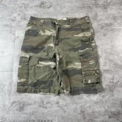 00s ホンジュラス製 OLD MILL ウッドランドカモ カーゴショーツのサムネイル