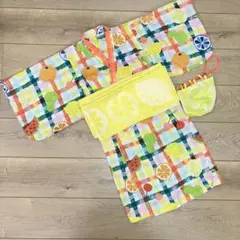 Sunny Landscape フルーツ柄浴衣3点セット 110 セパレート美品