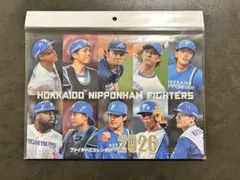 最終値下げ　2026　カレンダー　北海道新聞社　日本ハムファイターズ　未開封のサムネイル
