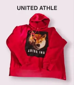 UNITED ATHLE 柴犬 パーカー SHIBAINUパーカー