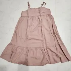 GIRLS リネンブレンドキャミソールワンピース 150cm