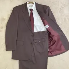 VINTAGE ヴィンテージ レトロ ダブル スーツ セットアップ パープル 紫