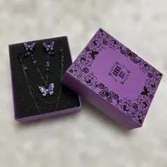 ＊値下げしました＊ANNA SUI蝶モチーフ ネックレス &ピアス