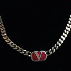 B*n様 VALENTINO バレンティノ　Vロゴ チェーンネックレス　喜平 【のサムネイル