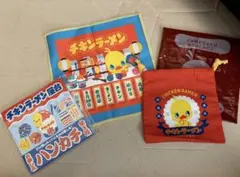 チキンラーメン ハンカチと巾着セット