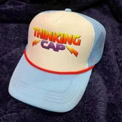 ダスティン Stranger Things 水色 メッシュキャップ2