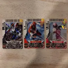 百*羽様 スーパー戦隊バトル ダイスオーDX カード 電磁戦隊メガ