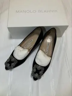 MANOLOBLAHNIK ハンギシ　36 1/2 ブラックのサムネイル