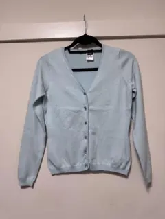 TOCCA トッカ カーディガン M 水色 ライトブルー シルク混 カシミヤ混