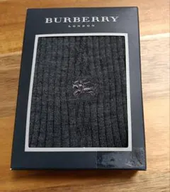 BURBERRY LONDON メンズ ソックス ダークグレー 25-26cmのサムネイル