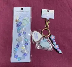 新品　スターダム　安納サオリ　ストラップ　キーホルダー　シュシュ　セット スターダム 安納サオリ シュシュ 3連チャーム 2点セット アベイル