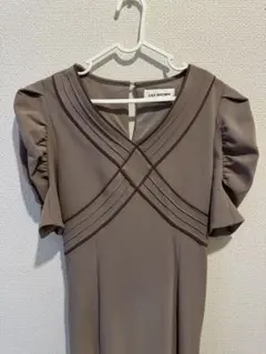 lilybrown クロスデザインマーメイドワンピース　お呼ばれドレス