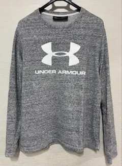 UNDER ARMOUR グレー ロングスリーブ トレーナー M