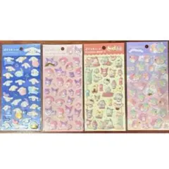 サンリオ⭐️ぷくっとシール 4種セット シナモロール マイメロディ クロミ
