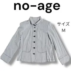 noa-ge ノアジェ　レディース　テーラードジャケット　グレー　Ｍ
