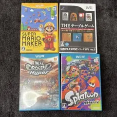 Wii U ゲームソフト 4本セット