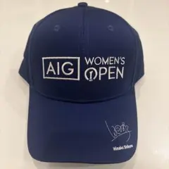 AIG WOMEN'S OPEN キャップ 渋野日向子サイン刺繍