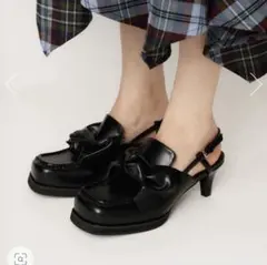 moussy RIBBON HEELED LOAFERSのサムネイル