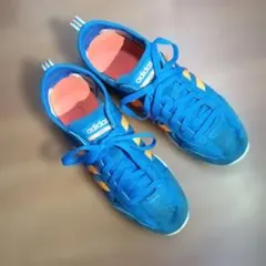 adidas 青オレンジ スエードスニーカーのサムネイル