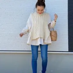mite チュニック　White 白