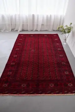 大型ヴィンテージラグ トライバルラグ アフガニスタン産（288×200cm