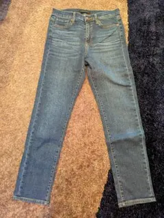 ユニクロ　スリムフィット ダークブルーデニム　26