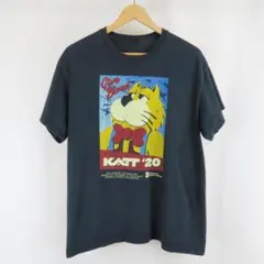 Give Blood タイガー アニマル プリント オーバーサイズ Tシャツ 黒