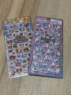 正規品　プチドロップステッカー　ボンボン　ハムハムcafe まじかるベリーベリー