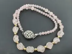 M6289 天然石　ネックレス　ヴィンテージ アクセサリー