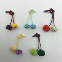 【メ12-199】ハンドメイド　さくらんぼ水引シールセット⑩