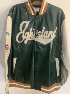 karaku 新品　ワッペン　スタジアムジャンパー　Lサイズ