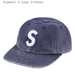 新品未使用Supreme pigment Slogo 6panel Navy