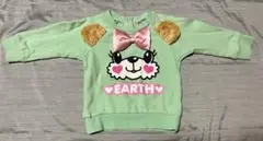 EARTH MAGIC クマデザイン トレーナー 90cm