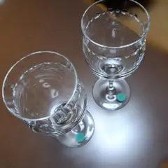 TIFFANYのワイングラス2個セット - メルカリ