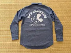 東京ディズニーリゾート ミッキーマウス ダンガリーシャツ デニムシャツ S