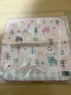 moz モズ エルク ピンク タオル ハンカチ ΨΨ
