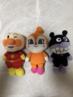 アンパンマン ドキンちゃん バイキンマン♡ぬいぐるみセット