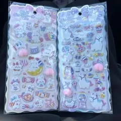 おしりぷっくりシール　ゆめかわ　2枚セット