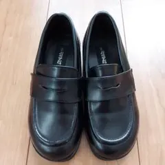 黒 ローファー 18.0cm