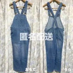 レディース　デニム　ジーンズ　オーバーオール　サロペット　オールインワン