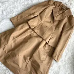 HIROKO BIS セットアップ スカートスーツ マスタード 9号 オフィス
