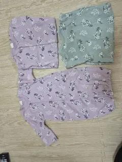 花柄ロンパース 50-70cm 3点セット