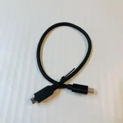 マイクロ USBケーブル 30CM シールド USB C to micro