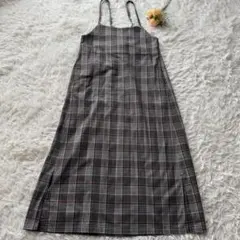 B:MING by BEAMS チェック柄 キャミワンピース Sのサムネイル
