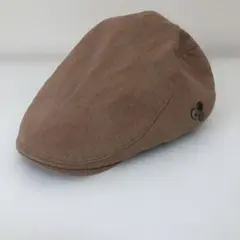 ブラウン ハンチング帽 サイズ58cm