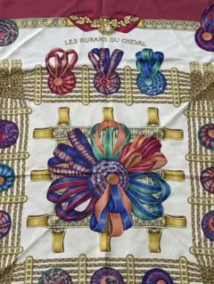 マ*ク様 HERMES エルメス スカーフ カレ 紋章柄箱無し - メルカリ
