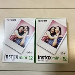 2パックセットFUJIFILM instax mini インスタントフィルム