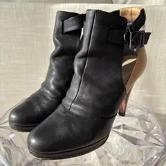 JILL STUART ショートブーツ バイカラー